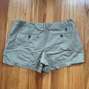 Polo by Ralph Lauren Woman’s Cotton Chino Shorts Twill Cotton Khaki 10 NWT